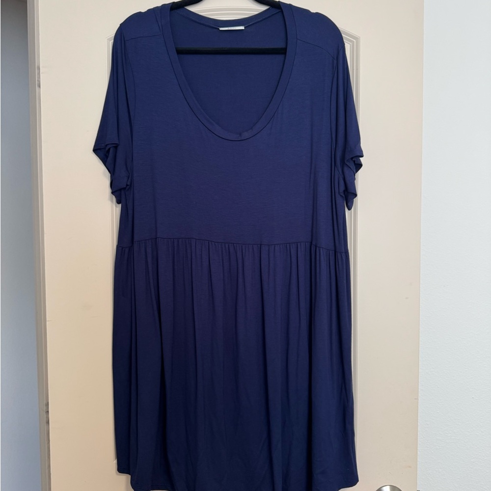 Elegant Navy Blue Women's Dress